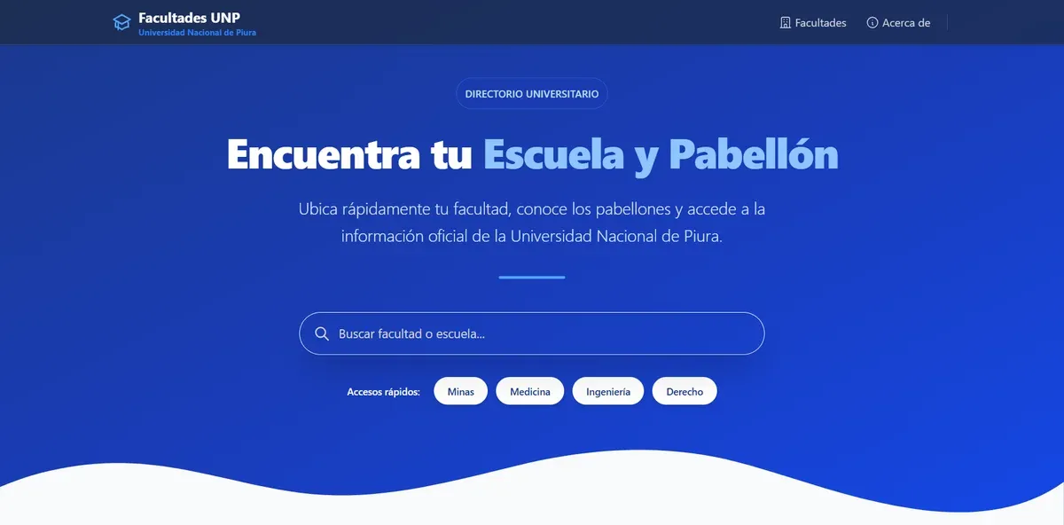 UNP Campus Map interactive campus directory preview