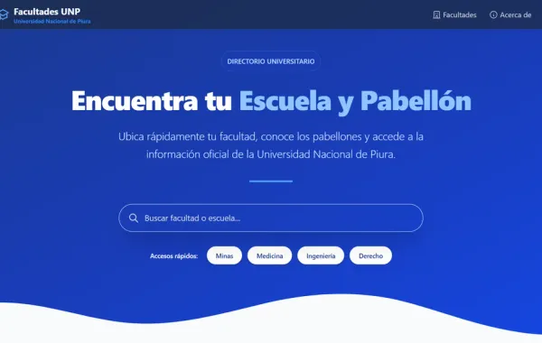 UNP Campus Map interactive campus directory preview